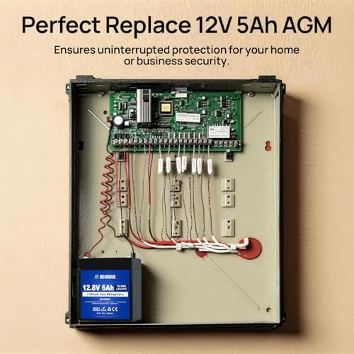 Batería de Ciclo Profundo Mini Lithium LiFePO4 12V 6Ah DC HOUSE, Recargable para Iluminación, UPS, Juguetes, Camping y Más, 4000+ Ciclos, BMS - imagen 2