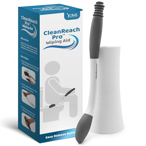 DMI CleanReach Pro con Soporte Sanitario - Ayuda para Limpiar el Trasero, Herramienta para Mujeres y Hombres, Mango Largo para Personas Mayores y con - imagen 4