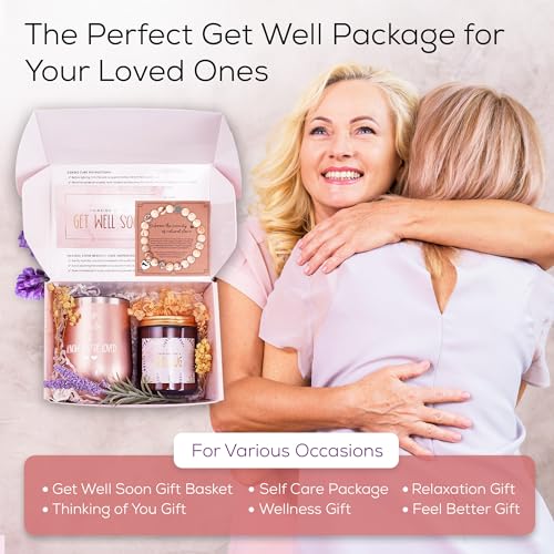 Regalos de Recuperación para Mujeres Después de Cirugía, Kit de Bienestar, Canasta de Sanación, Caja de Regalo para Hospital, Paquete de Cuidado - imagen 6