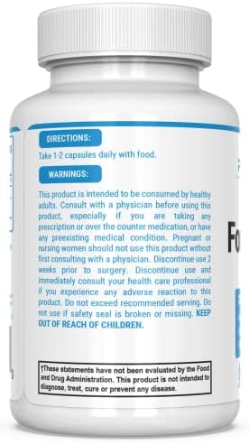 Cápsulas PEScience Forskolin-95+, 95% de Forskolina de Extracto de Coleus Forskohlii con Extracto de Hemerocallis Fulva, 50mg, 60 piezas - imagen 6