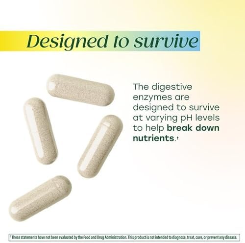 MegaFood Enzimas Digestivas de Doble Acción para Hombres y Mujeres - Alivio de Gas y Hinchazón - Apoya la Absorción de Nutrientes - Vegano, Sin - imagen 5