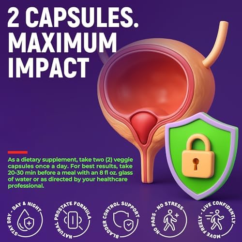 Suplementos de Salud Prostática para Hombres con Ortiga - Salud del Tracto Urinario y Bloqueador de DHT para el Crecimiento del Cabello - Semilla de - imagen 4
