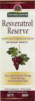 Resveratrol Reserve Sin Alcohol de Nature's Answer, 5 Onzas Líquidas | Rico en Antioxidantes | Apoya la Salud General y el Sistema Inmunológico | - imagen 1