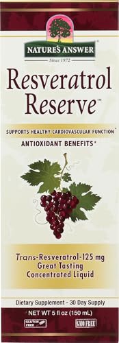 Resveratrol Reserve Sin Alcohol de Nature's Answer, 5 Onzas Líquidas | Rico en Antioxidantes | Apoya la Salud General y el Sistema Inmunológico | - imagen 1