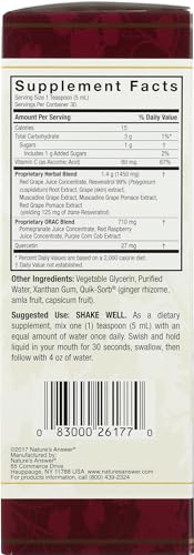 Resveratrol Reserve Sin Alcohol de Nature's Answer, 5 Onzas Líquidas | Rico en Antioxidantes | Apoya la Salud General y el Sistema Inmunológico | - imagen 7