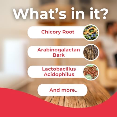 Health Plus Fórmula Prebiótica - Probióticos + Prebióticos + Enzimas Digestivas - Sin Gluten, Sin Lácteos, Ingredientes Herbales Naturales (180 - imagen 5