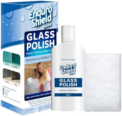 Pulidor de Cristales para Puertas de Ducha EnduroShield – Removedor de Manchas de Agua y Cal – Elimina Jabón, Sarro y Más – 7.4 fl oz - imagen 1
