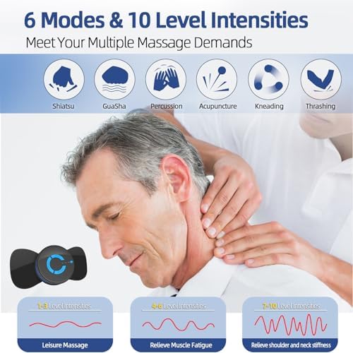 Masajeador Mini, Estimulador Muscular TENS Inteligente Recargable para Alivio del Dolor - Masajeador EMS de Tejido Profundo Elegible para FSA o HSA - imagen 2