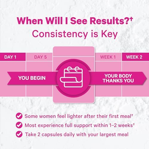 Digestive Enzymes Pink Stork para Mujeres | Apoya la Digestión, Salud Intestinal, Alivio de Inflamación, Metabolismo + Absorción de Nutrientes | - imagen 4