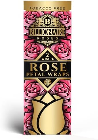 Billionaire Envolturas de Pétalos de Rosa - Orgánicas y Sin Tabaco - (Paquete de 25) - imagen 3