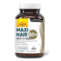 Country Life Maxi-Hair 50+ – Suplemento de Biotina para Cabello, Piel y Uñas para Adultos Mayores de 50 Años | 60 Cápsulas Gluten-Free y Vegetariano - imagen 1