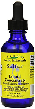 Eidon Minerales Iónicos Concentrado Líquido de Azufre - Suplemento de MSM Iónico Puro, Apoya Piel Suave y Cabello Brillante, Sin Conservadores, - imagen 1