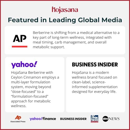 HojaSana Complejo de Berberina 5 en 1 500mg con Canela de Ceilán, Cromo, ALA y Extracto de Pimienta Negra — Apoyo Inmunológico y Bienestar - imagen 3