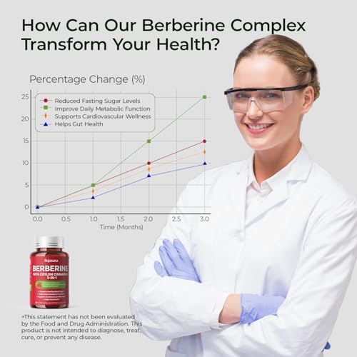 HojaSana Complejo de Berberina 5 en 1 500mg con Canela de Ceilán, Cromo, ALA y Extracto de Pimienta Negra — Apoyo Inmunológico y Bienestar - imagen 4