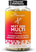 Eu Natural Next Gen Multivitamínico para Mujeres - 22 Vitaminas Optimizadas para Inmunidad, Belleza, Energía y Más - 60 Cápsulas Vegetarianas - imagen 1