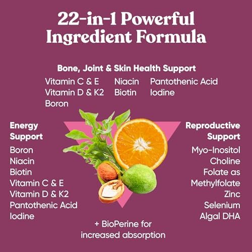 Eu Natural Next Gen Multivitamínico para Mujeres - 22 Vitaminas Optimizadas para Inmunidad, Belleza, Energía y Más - 60 Cápsulas Vegetarianas - imagen 3