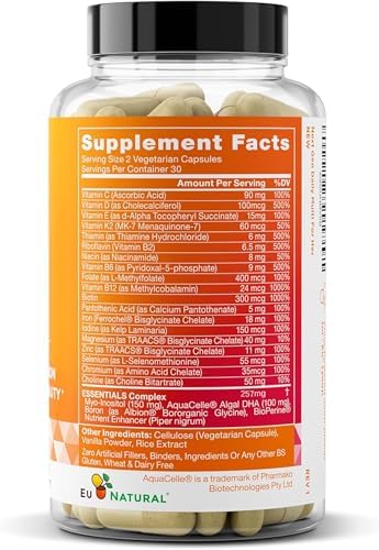 Eu Natural Next Gen Multivitamínico para Mujeres - 22 Vitaminas Optimizadas para Inmunidad, Belleza, Energía y Más - 60 Cápsulas Vegetarianas - imagen 8