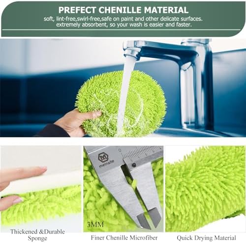 Mopa Limpiadora de Paredes Verde con Mango Extensible de 66’’, Mopa para Techos con Ángulo de 15°, Ideal para Lavado de Paredes - imagen 4