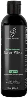 Plata Coloidal con Tecnología Nano - 32ppm 8oz - 8X Más Efectiva - Soporte Inmunológico Natural - A partir de 5 Años - Sin Sabor ni Olor - Probado - imagen 1