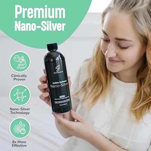 Plata Coloidal con Tecnología Nano - 32ppm 8oz - 8X Más Efectiva - Soporte Inmunológico Natural - A partir de 5 Años - Sin Sabor ni Olor - Probado - imagen 7