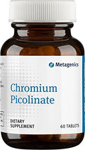 Metagenics Picolinato de Cromo - Cromo Bioavailable para Apoyo Metabólico - Mineral Esencial - No GMO, Vegetariano, Sin Gluten - 200 mcg - 60 Tabletas - imagen 1