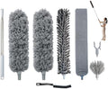 Duster de Microfibra con Polo Extensible de 100 Pulgadas, 8 Piezas, Cepillo de Limpieza para Techos Altos, Telarañas, Persianas y Autos, Reutilizable - imagen 1