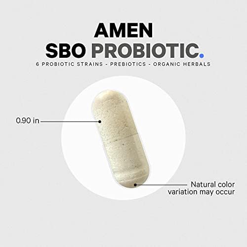 Suplemento de Probióticos Amen, 50 Mil Millones de CFUs, Prebióticos Orgánicos, Estable a Temperatura Ambiente, Fórmula Diaria Vegana para Hombres y - imagen 8