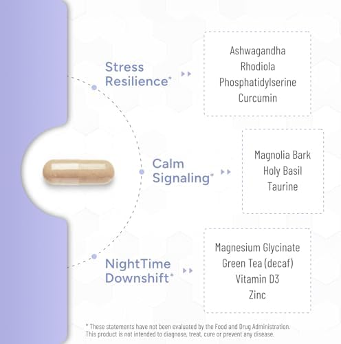 Cortisol Control Plus – Suplemento de Cortisol para Hombres y Mujeres, Manejo del Estrés, Energía Calmante, Ánimo y Sueño Reparador – Adaptógeno - imagen 3