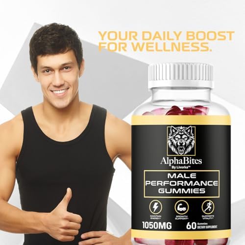 Alpha Bites - Fórmula Original 7 en 1 Gummies, AlphaBites para Hombres, Suplemento Avanzado de Rendimiento y Energía, Reseñas de Gummy, 1 Mes - imagen 5