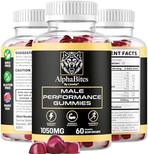 Alpha Bites - Fórmula Original 7 en 1 Gummies, AlphaBites para Hombres, Suplemento Avanzado de Rendimiento y Energía, Reseñas de Gummy, 1 Mes - imagen 8