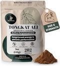 Jungle Powders Tongkat Ali en Polvo 200:1 Extracto 282 Porciones 5 Onzas Suplemento Eurycoma Longifolia para la Salud Masculina y Vitalidad - imagen 1