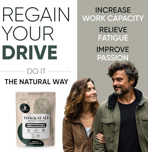 Jungle Powders Tongkat Ali en Polvo 200:1 Extracto 282 Porciones 5 Onzas Suplemento Eurycoma Longifolia para la Salud Masculina y Vitalidad - imagen 3
