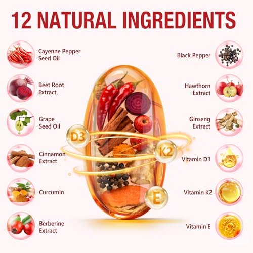 Cápsulas de Pimienta de Cayena Liefiet 3000mg, 240 Softgels con Vitaminas E, D3 y K2, Apoya la Circulación Saludable y Energía Diaria - imagen 4