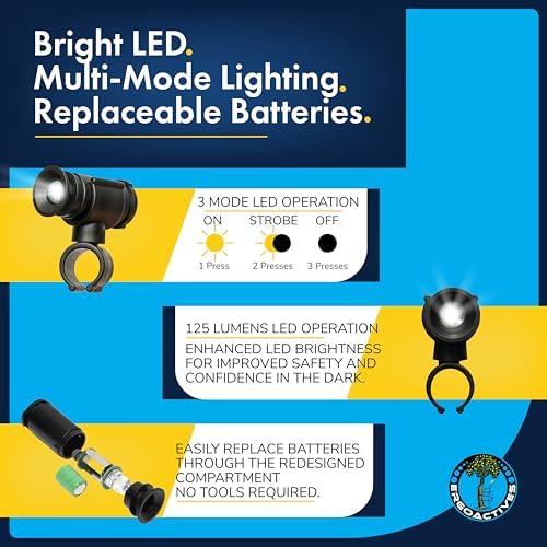Linterna LED LightBaum 2G para Bastones, Muletas y Andadores — Montaje Universal Clip-On, Ángulo Ajustable, Previene Caídas Nocturnas | Funciona con - imagen 6