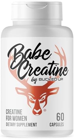 Bucked Up Babe Creatine HCL en Cápsulas para Mujeres, 750mg por Porción - 60 Porciones (60 Cápsulas) - imagen 1