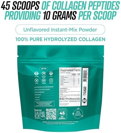 Proteína en Polvo de Péptidos de Colágeno Instantáneo [Sin Sabor] Suplemento de Colágeno Hidrolizado de Res Alimentada con Pasto - No GMO, Keto y - imagen 2