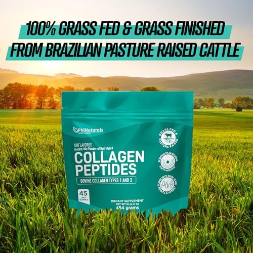 Proteína en Polvo de Péptidos de Colágeno Instantáneo [Sin Sabor] Suplemento de Colágeno Hidrolizado de Res Alimentada con Pasto - No GMO, Keto y - imagen 4