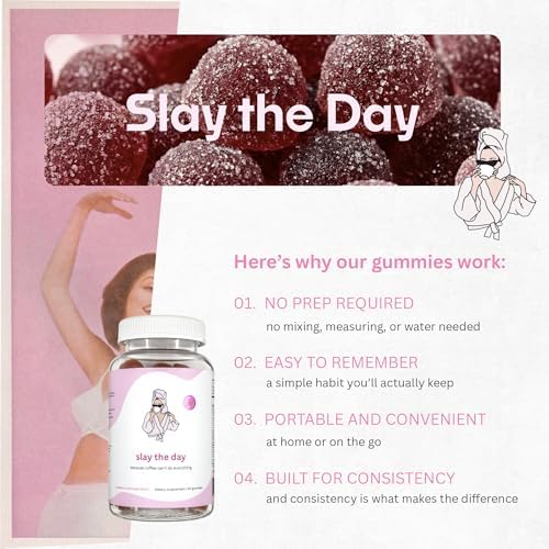 Gomitas Energéticas Balancing Act – Sin Cafeína para Enfoque y Energía Limpia – Con Vitamina B12, CoQ10 y Cognizin® Citicolina – Limón con Frambuesa - imagen 5