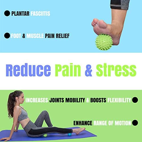 Kit de Terapia de Liberación de Puntos Gatillo Myofasciales Fitballz - 6 Pelotas de Espuma, Espigadas y de Cacahuate en 3 Tamaños - imagen 4