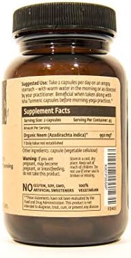 Suplemento Orgánico de Neem ISHA — Limpiador y Purificador Herbal Ayurvédico Natural: Aumenta la Inmunidad - 90 Cápsulas Vegetarianas de 900 mg Cada - imagen 3