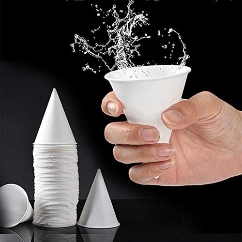 Yopay 600 Piezas de Vasos de Papel Cono Desechables de 4 Oz para Hielo Raspado, Dispensador para Oficina, Equipos Deportivos o Recaudaciones, Color - imagen 5