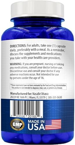 Suplemento de SAM-E 400mg | Absorción fácil de S-Adenosil-L-Metionina para soporte óseo y del estado de ánimo | Hecho en EE. UU. Sin OGM y sin gluten - imagen 3