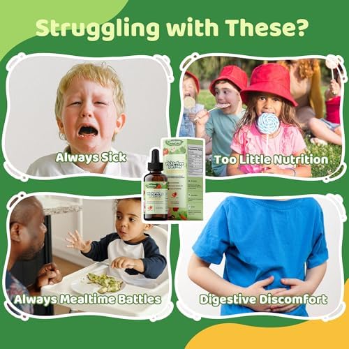 Suplemento de Sulforafano para Niños, Extracto Líquido de Brotes de Brócoli, Aumentador de Apetito (1+ años), Suplementos Veggie con Sabor a Fresa - - imagen 2