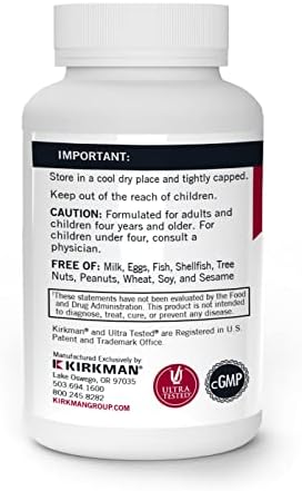 Kirkman - Vitamina C 250 mg - 250 cápsulas - Potente Antioxidante - Apoya la Salud Inmunológica - Hipoalergénico - imagen 3