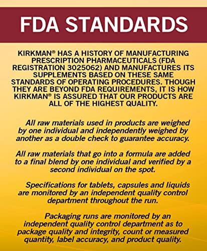 Kirkman - Vitamina C 250 mg - 250 cápsulas - Potente Antioxidante - Apoya la Salud Inmunológica - Hipoalergénico - imagen 7