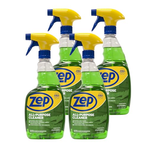 Limpiador Multiusos Zep - 32 oz (Paquete de 4) ZUALL324 - Ideal para eliminar grasa, suciedad y mugre en tu hogar - imagen 6