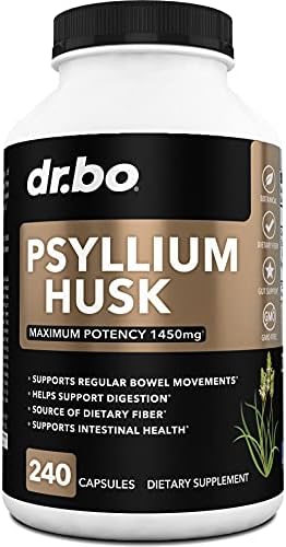 Cápsulas de Psyllium Husk - Suplemento de Fibra Natural para Alivio del Estreñimiento en Adultos - Cápsulas de Fibra Soluble y Soporte Digestivo - imagen 1