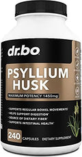 Cápsulas de Psyllium Husk - Suplemento de Fibra Natural para Alivio del Estreñimiento en Adultos - Cápsulas de Fibra Soluble y Soporte Digestivo - imagen 1