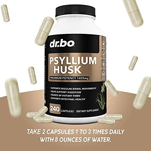Cápsulas de Psyllium Husk - Suplemento de Fibra Natural para Alivio del Estreñimiento en Adultos - Cápsulas de Fibra Soluble y Soporte Digestivo - imagen 7