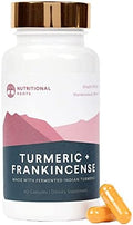 Nutritional Roots - Cúrcuma India + Incienso - 95% Curcuminoides, Curcuma Longa, Boswellia Serrata y Pimienta Negra - Suplemento Dietético para la - imagen 1